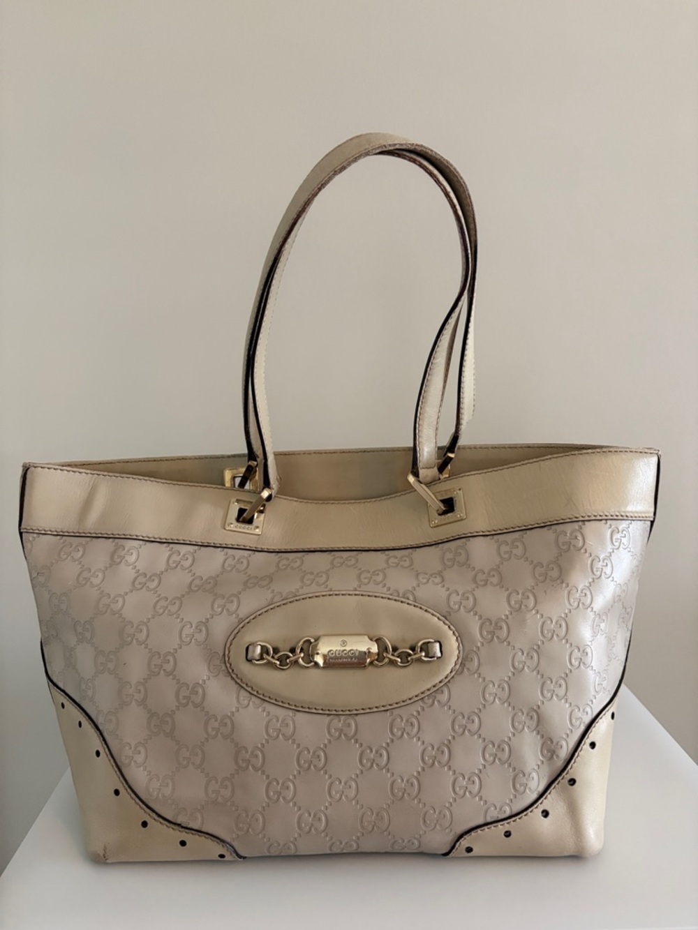 Gorgeous Vintage Gucci Leather Handbag